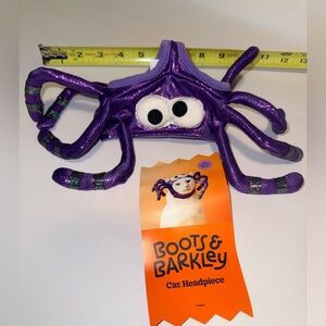 Boots & Barkley Purple Spider Cat Dog Headpiece Halloween Costume